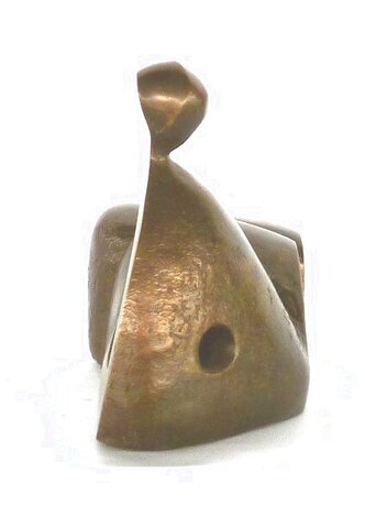 Reclining B3  - UniqueAP Bronze Sculpture 2006 8 in Sculpture - Robert Holmes