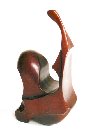 Seated 2 - Unique Bronze Sculpture 1992 11 in Sculpture - Robert Holmes