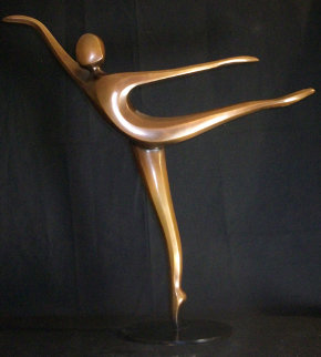Arabesque Bronze Sculpture 2003 24 in Sculpture - Robert Holmes Arabesque Bronze Sculpture 2003 24 in Sculpture - Robert Holmes