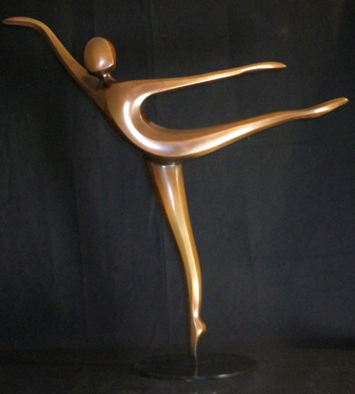 Arabesque Bronze Sculpture 2003 24 in Sculpture by Robert Holmes Arabesque Bronze Sculpture 2003 24 in Sculpture by Robert Holmes