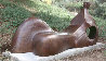 Reclining Figure I Bronze Sculpture Sculpture by Robert Holmes - 0 Reclining Figure I Bronze Sculpture Sculpture by Robert Holmes - 0