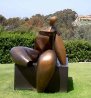 Seated Figure IV (Monumental) Bronze Sculpture AP 1993 72x60 Sculpture by Robert Holmes - 1
