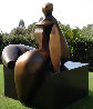 Seated Figure IV (Monumental) Bronze Sculpture AP 1993 72x60 Sculpture by Robert Holmes - 2