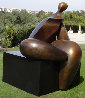 Seated Figure IV (Monumental) Bronze Sculpture AP 1993 72x60x57 Sculpture by Robert Holmes - 3 Seated Figure IV (Monumental) Bronze Sculpture AP 1993 72x60x57 Sculpture by Robert Holmes - 3