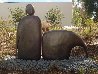 I Am Reclining (Large) Bronze Sculpture AP 1992 96x60 in Sculpture by Robert Holmes - 1