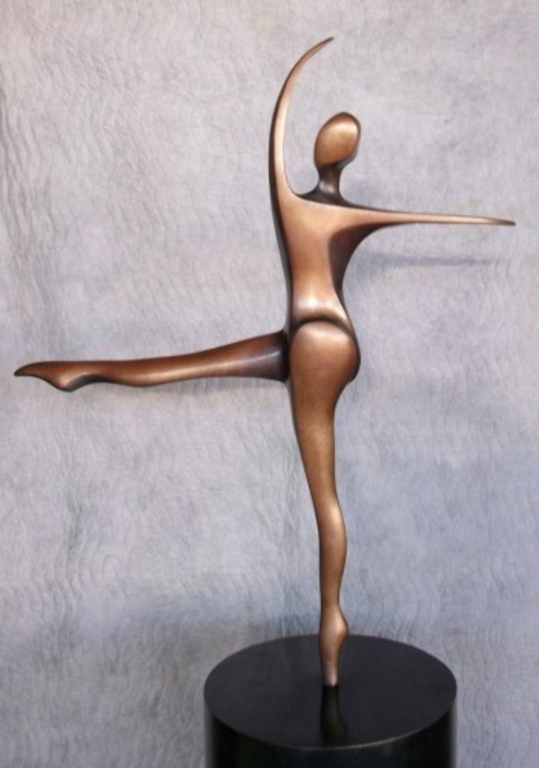 She Dances Bronze Sculpture 1994 42 in Sculpture by Robert Holmes