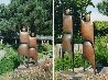 I Am Standing Arms Raised Bronze Sculpture 1992 80x40 in Huge Sculpture by Robert Holmes - 3