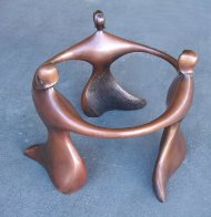 Circlet (Medium) Bronze Sculpture 2007 36 in Sculpture by Robert Holmes - 2 Circlet (Medium) Bronze Sculpture 2007 36 in Sculpture by Robert Holmes - 2
