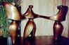 Bolero Bronze Triple Sculpture 1990 18 in Sculpture by Robert Holmes - 1