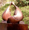 Conversation Bronze Sculpture 38x36 in Sculpture by Robert Holmes - 1