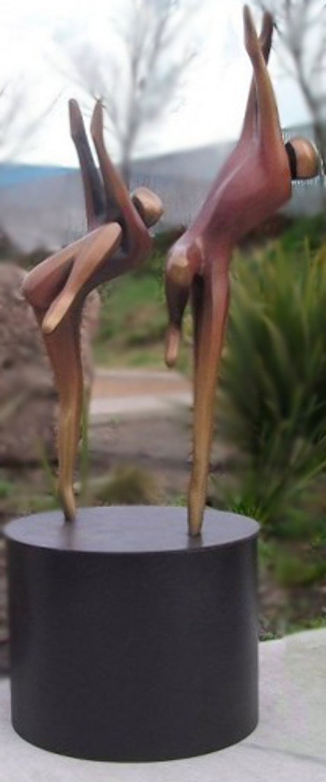 Just Dancing Bronze Sculpture AP 1996 48x24 Sculpture by Robert Holmes Just Dancing Bronze Sculpture AP 1996 48x24 Sculpture by Robert Holmes