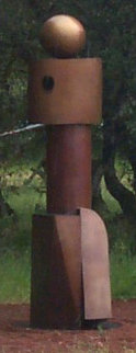 Mr. Geom (Monumental) Bronze Sculpture 2003 96 in Sculpture - Robert Holmes