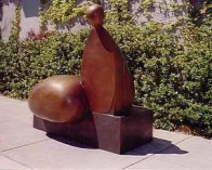 Tossa De Mar Bronze Sculpture 2005 54x42 Sculpture by Robert Holmes - 1