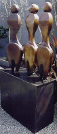 Three Women Two Fish Bronze Sculpture 74 in High (Life Size) Sculpture by Robert Holmes - 2 Three Women Two Fish Bronze Sculpture 74 in High (Life Size) Sculpture by Robert Holmes - 2