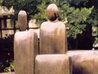 I Am Seated Pair - Bronze Sculpture 2003 48 in Sculpture by Robert Holmes - 2