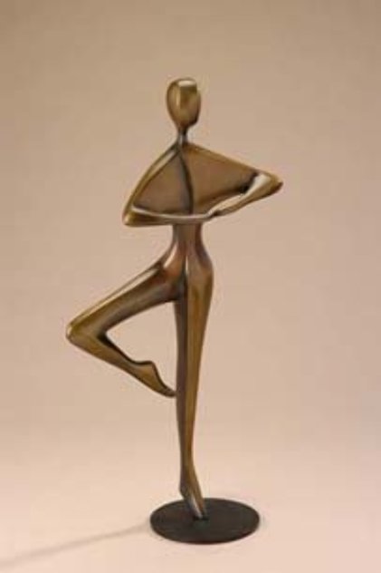 Pirouette (Small) Bronze Sculpture 18 in Sculpture by Robert Holmes