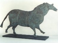 Cave Horse Bronze Sculpture 1998 55x32 in Sculpture by Robert Holmes - 0
