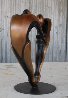 Arched Dancers II Small Bronze Sculpture 16 in Sculpture by Robert Holmes - 2