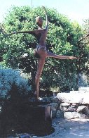 She Dances Life Size Bronze Sculpture 2003 6 Ft. Sculpture by Robert Holmes - 2 She Dances Life Size Bronze Sculpture 2003 6 Ft. Sculpture by Robert Holmes - 2