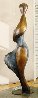 Strolling Woman Bronze Life Size Sculpture 6 Ft Sculpture by Robert Holmes - 3