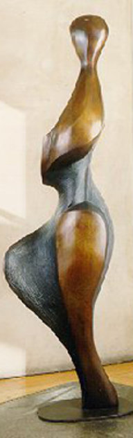 Strolling Woman Bronze Life Size Sculpture 6 Ft Sculpture by Robert Holmes
