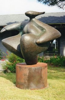 Spinning Dancer Bronze Sculpture, Monumental 57x54 in Sculpture - Robert Holmes Spinning Dancer Bronze Sculpture, Monumental 57x54 in Sculpture - Robert Holmes