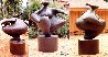 Spinning Dancer Bronze Sculpture, Monumental 57x54 in Sculpture by Robert Holmes - 2