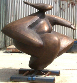 Spinning Dancer Bronze Sculpture, Monumental 57x54 in Sculpture - Robert Holmes Spinning Dancer Bronze Sculpture, Monumental 57x54 in Sculpture - Robert Holmes