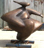 Spinning Dancer Bronze Sculpture, Monumental 57x54 in Sculpture by Robert Holmes - 1