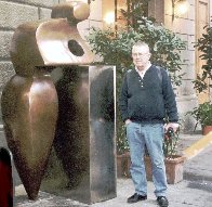 Mr. G Bronze Sculpture Life Size 2002 7 Ft. Sculpture by Robert Holmes - 1 Mr. G Bronze Sculpture Life Size 2002 7 Ft. Sculpture by Robert Holmes - 1