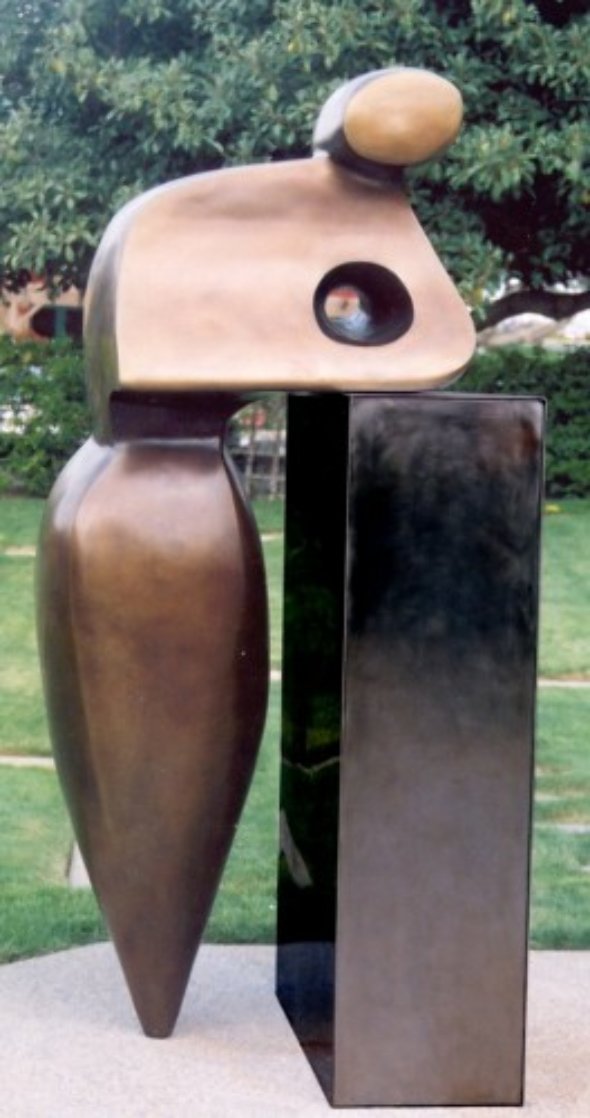 Mr. G Bronze Sculpture Life Size 2002 7 Ft. Sculpture by Robert Holmes Mr. G Bronze Sculpture Life Size 2002 7 Ft. Sculpture by Robert Holmes