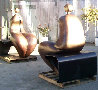 Mr. And Mrs. Nantua Bronze Sculpture 1999 6 Ft Sculpture by Robert Holmes - 1 Mr. And Mrs. Nantua Bronze Sculpture 1999 6 Ft Sculpture by Robert Holmes - 1