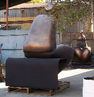 Mr. And Mrs. Nantua Bronze Sculpture 1999 6 Ft Sculpture by Robert Holmes - 2 Mr. And Mrs. Nantua Bronze Sculpture 1999 6 Ft Sculpture by Robert Holmes - 2