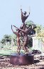 Rhapsody (3 Figures) Bronze Sculpture 1996  96 inches - Monumental Sculpture by Robert Holmes - 1