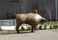 Cave Bull (Monumental), Bronze Sculpture Ap 50x76 Inches Sculpture by Robert Holmes - 2 Cave Bull (Monumental), Bronze Sculpture Ap 50x76 Inches Sculpture by Robert Holmes - 2