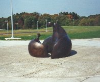 Rondelle (Monumental), Bronze Sculpture 48 High X 60 Inches Sculpture by Robert Holmes - 3 Rondelle (Monumental), Bronze Sculpture 48 High X 60 Inches Sculpture by Robert Holmes - 3