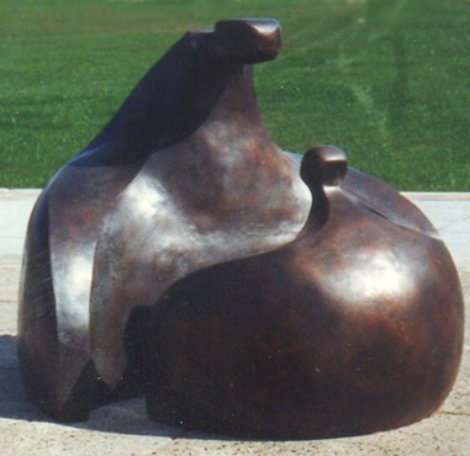 Rondelle (Monumental), Bronze Sculpture 48x60 Inches Sculpture - Robert Holmes