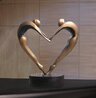 Arched Dancers 2  - Bronze Sculpture 2002 48 in - Huge Sculpture by Robert Holmes - 2