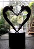 Arched Dancers 2  - Bronze Sculpture 2002 48 in - Huge Sculpture by Robert Holmes - 5