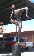 Balance, 6 ft (Large) Bronze Sculpture 102 In Sculpture by Robert Holmes - 2 Balance, 6 ft (Large) Bronze Sculpture 102 In Sculpture by Robert Holmes - 2
