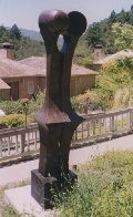 Echo (Monumental) Bronze Sculpture 1992 96 in high Sculpture by Robert Holmes - 2 Echo (Monumental) Bronze Sculpture 1992 96 in high Sculpture by Robert Holmes - 2