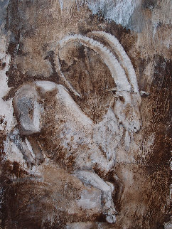 Hircine 2017 48x24 Original Painting - Ricardo Derrek J. Brown Hircine 2017 48x24 Original Painting - Ricardo Derrek J. Brown