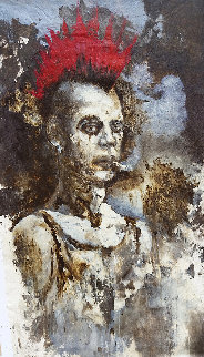 Punk 2016 61x32 Original Painting - Ricardo Derrek J. Brown Punk 2016 61x32 Original Painting - Ricardo Derrek J. Brown