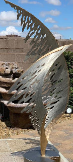 Swan Metal Unique Sculpture 2001 50 in Super Huge Sculpture - John Richen Swan Metal Unique Sculpture 2001 50 in Super Huge Sculpture - John Richen