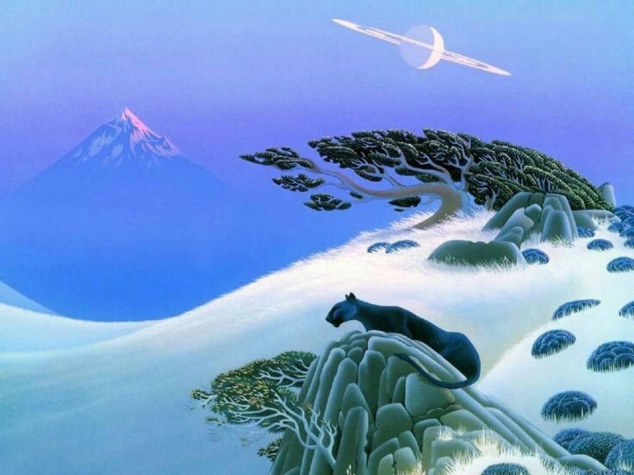 Moon Planet 1993 Limited Edition Print by Bruce Ricker Moon Planet 1993 Limited Edition Print by Bruce Ricker