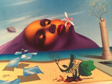 New Hope - Atlantis 1992 30x40 Original Painting - Rick Garcia New Hope - Atlantis 1992 30x40 Original Painting - Rick Garcia