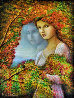Fairy of the Woods 2006 19x23 Original Painting by Rina Sutzkever - 0