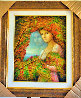 Fairy of the Woods 2006 19x23 Original Painting by Rina Sutzkever - 1