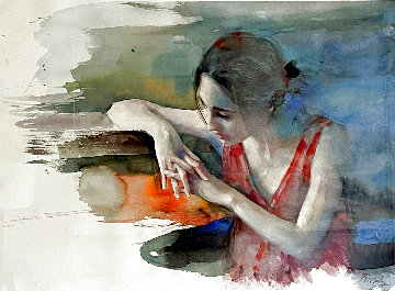 Reverie Watercolor 30x36 Watercolor - Vangelis Rinas Reverie Watercolor 30x36 Watercolor - Vangelis Rinas