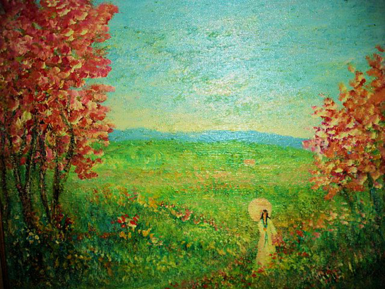 Figure in a Landscape 20x24 Original Painting by Rino Li Causi Figure in a Landscape 20x24 Original Painting by Rino Li Causi